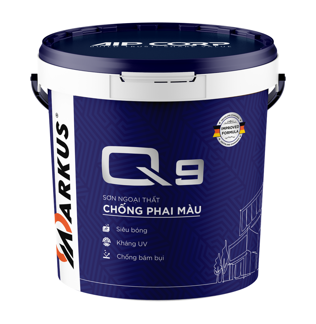 Sơn ngoại thất Chống phai màu MARKUS Q9